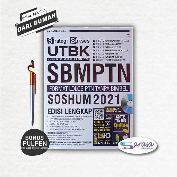 

❤BISA COD❤ BUKU PELAJARAN SBMPTN STRATEGI SUKSES UTBK SBMPTN SOSHUM 2021