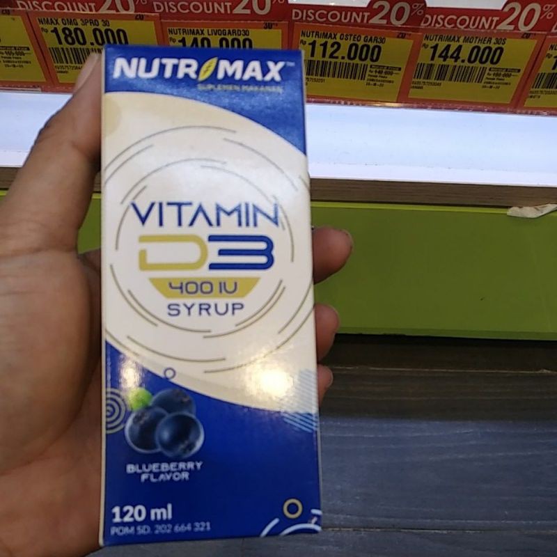 nutrimax vitamin d3 400 iu syrup