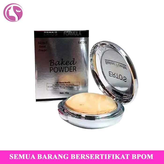 SS235 ERTOS Baked Powder Ertos Bedak Wajah Bedak Ertos Make Up Kosmetik Ertos Kecantikan Wanita