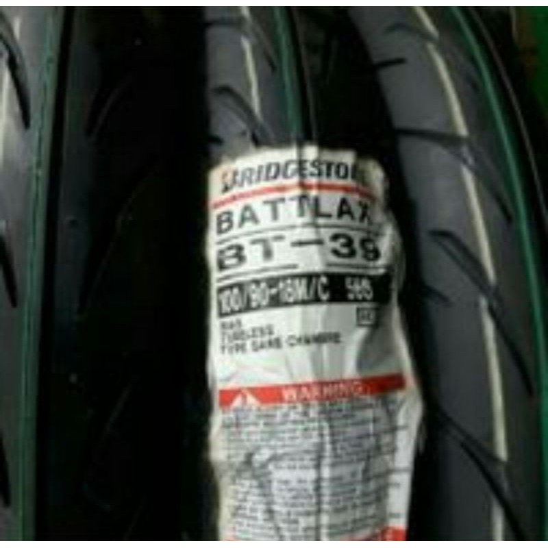 PAKETAN BAN LUAR BATTLAX BRIDGESTONE BT39 UK 100/90-18 DAN 90/80-17