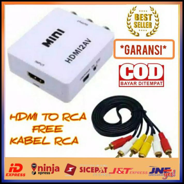 Hesaa_Store | Hdmi To Av Hdmi To Rca Hdmi2Av Kabel Rca Converter Hdmi