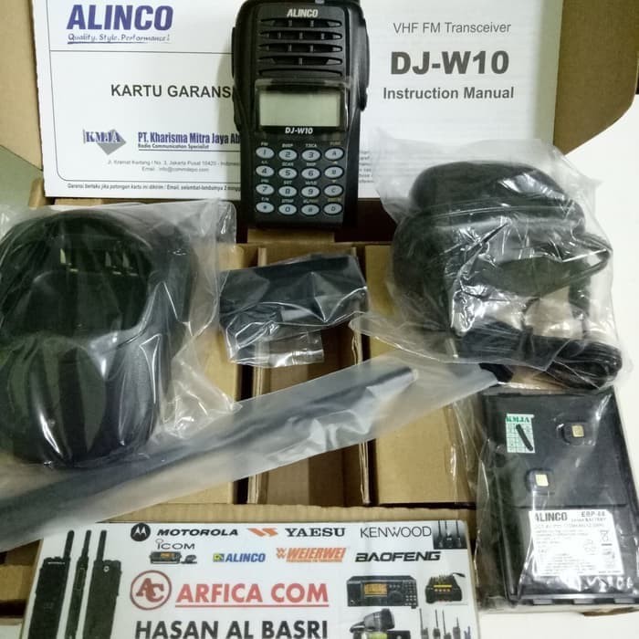 HT ALINCO DJ-W10 - HT ALINCO DJ W10 ORIGINAL MURAH