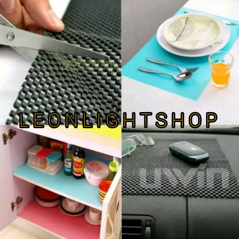 KRISHOME ANTI SLIP 30x150CM MAT DASH MAT DASHBOARD MOBIL/TATAKAN MEJA/KARPET/PEREDAM PANAS EFEKTIF