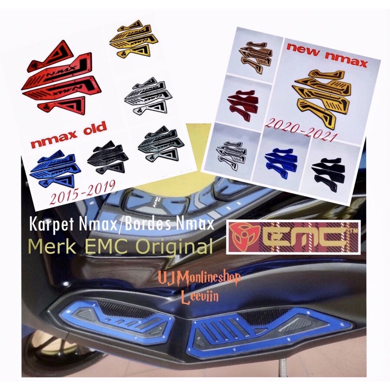 Bordes Nmax Karpet Pijakan Kaki Nmax New CNC AKAI R Buat Nmax 2020-2021 Bisa