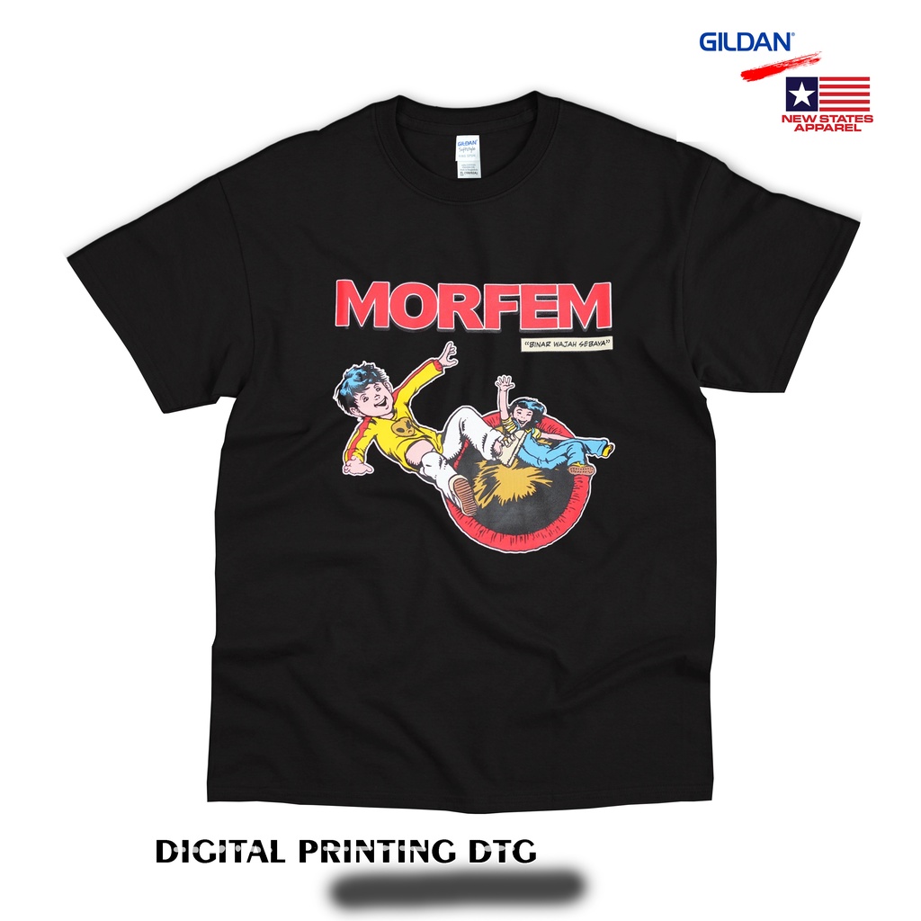 KAOS BAND MORFEM BINAR WAJAH SEBAYA