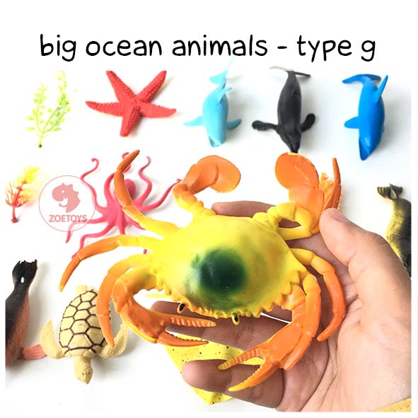 Zoetoys Small Ocean Animals Complete  Medium | Aneka Mainan Hewan Kecil Binatang Figurine Animals | Mainan Edukasi Anak