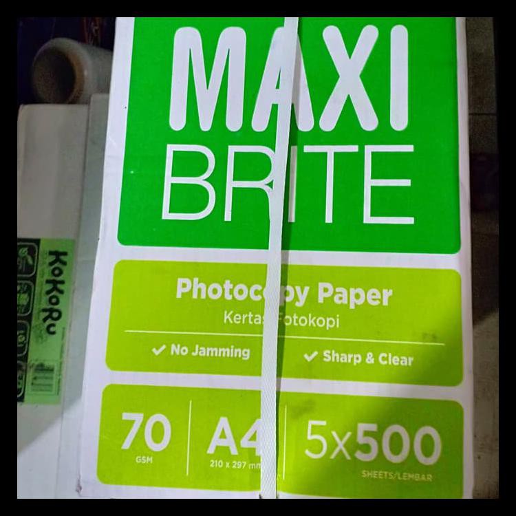 

Kertas A4 70Gr 1Rim (500Lshett) Teruji