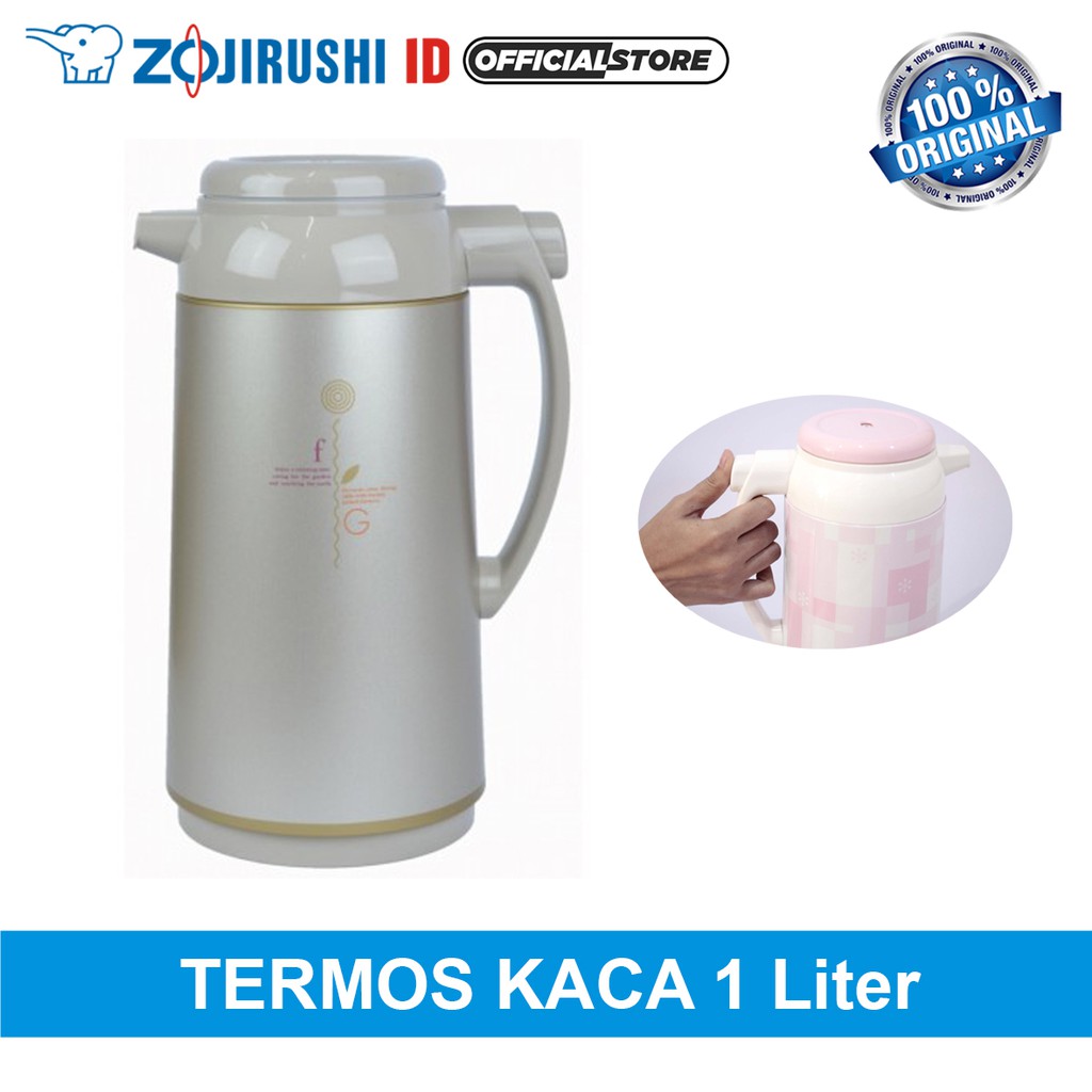 Zojirushi AFFB-10 TK Handy Pot Termos Kaca - 1 Liter [Herb Cacao]