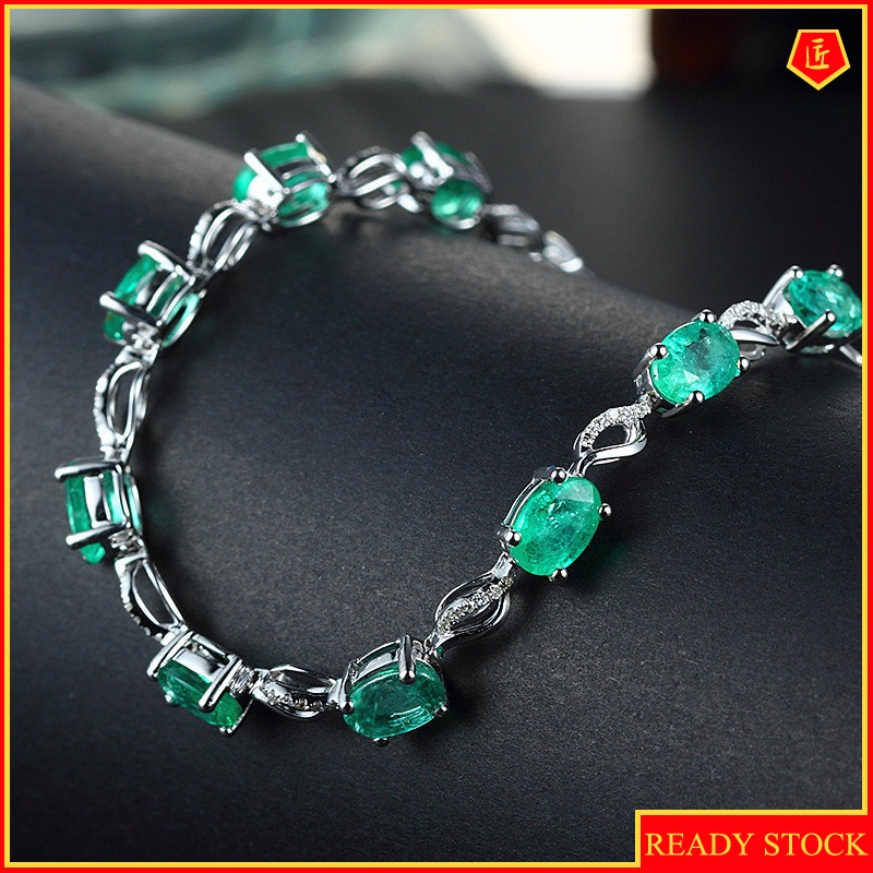 [Ready Stock]Elegant Creative Emerald Bracelet