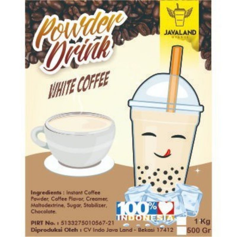 [1kg Rare] Bubuk Minuman Rasa White Coffe 1 KG - RARE (REGULER LANGKA)