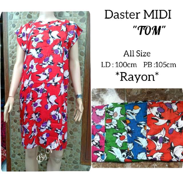 DASTER MIDI TOM/DASTER MIDI/DASTER RAYON/DASTER BUSUI/BUSUI FRIENDLY/BATIK PEKALONGAN