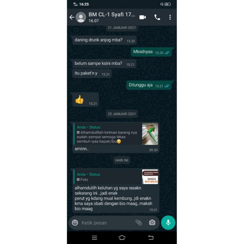 Madu Biomaag Bio Maag Original Asli Spesialis Penyakit Maag Kronis Asam Lambung Tinggi Gerd Radang Usus Axienty Tukak Lambung Nyeri Ulu Hati Sesak Nafas Nyeri Di Dada Berdebar Perut Mual Kembung Sembelit Tidak Bisa Buang Angin Dan Sakit Lambung Lainnya-3