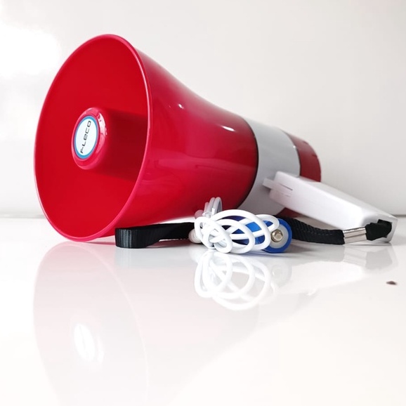 MEGAPHONE/PENGERAS SUARA MEREK FLECO HW-8R DAN YC-130 RU GRATIS BATERAI DAN CAS BISA REKAM SUARA