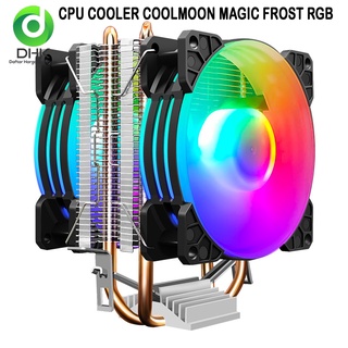 CPU FAN COOLER COOLMOON RGB FOR INTEL DAN AMD FAN PROCESSOR
