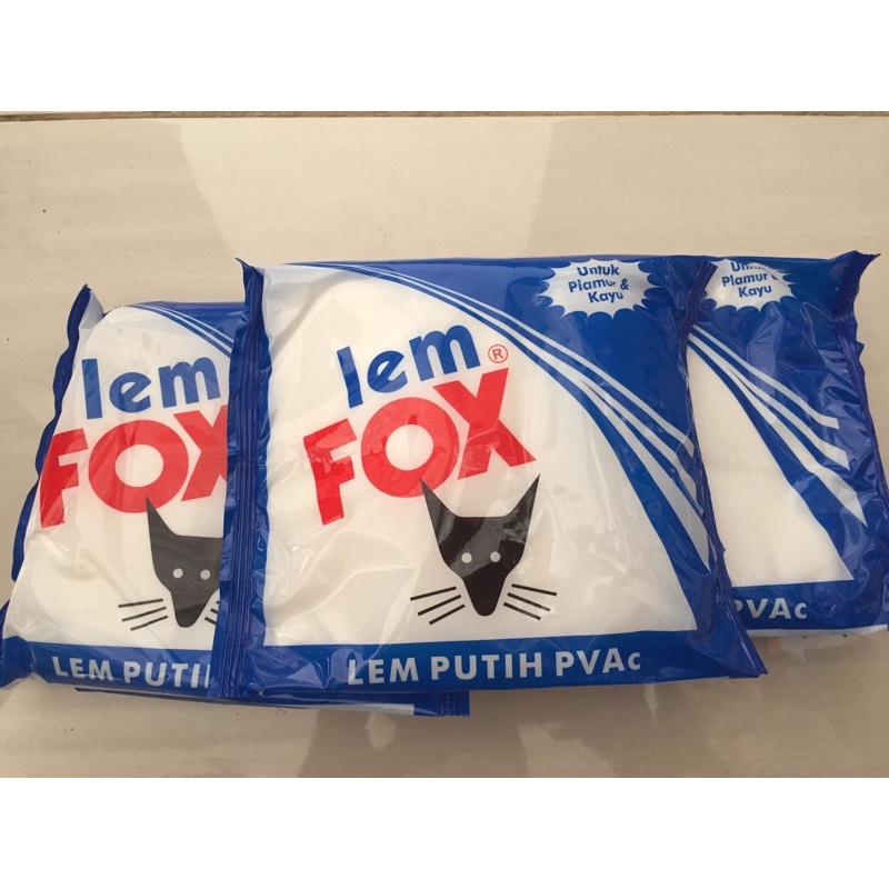 

LEM FOX PUTIH UNTUK KERTAS/KAYU/PVC (350 Gram)