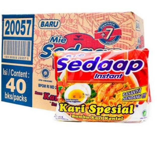 

Mie Sedaap Kari Spesial 1 dus 40 pcs