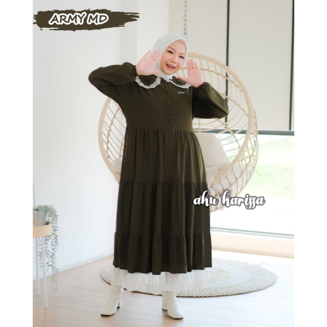 AKU KARISSA ORI//MIKAYLA MIDI DRESS//MIDI DRESS AKU KARISSA