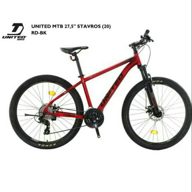 Sepeda mtb united stavros 27.5 new 2020