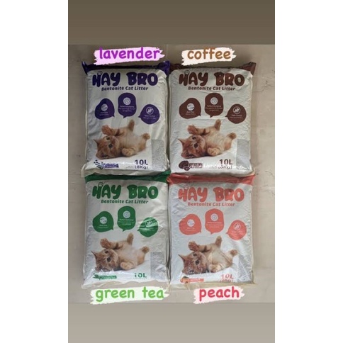 Pasir Kucing Wangi dan Gumpal Premium Merk Hay Bro 5Liter