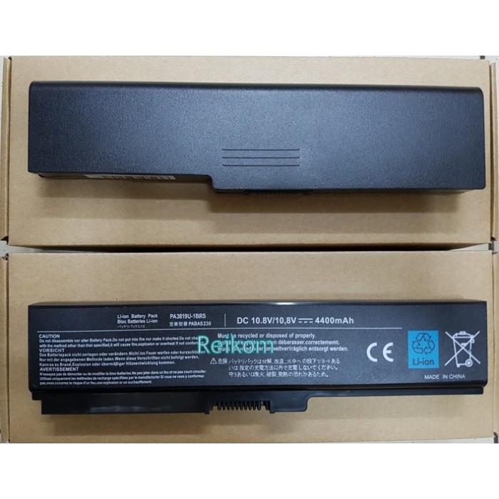 Baterai Laptop Toshiba Satelite, Satellite L775d, P700, P745, PA3816