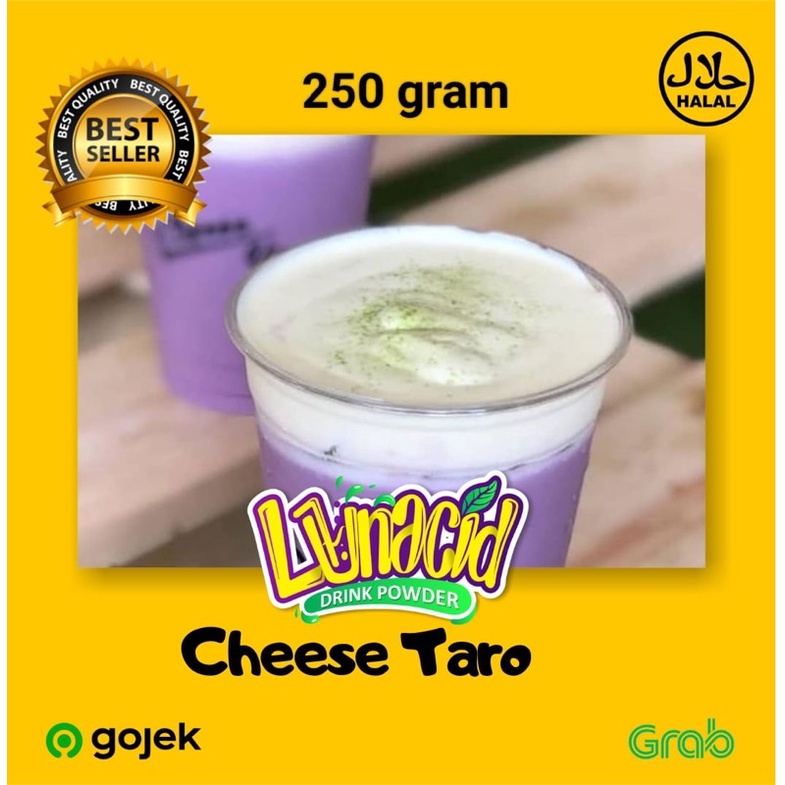 

Bubuk Minuman Rasa Cheese Taro 250 Gr / Cheese Taro Powder / Bubuk Cheese Taro / Serbuk Cheese Taro 250 Gr