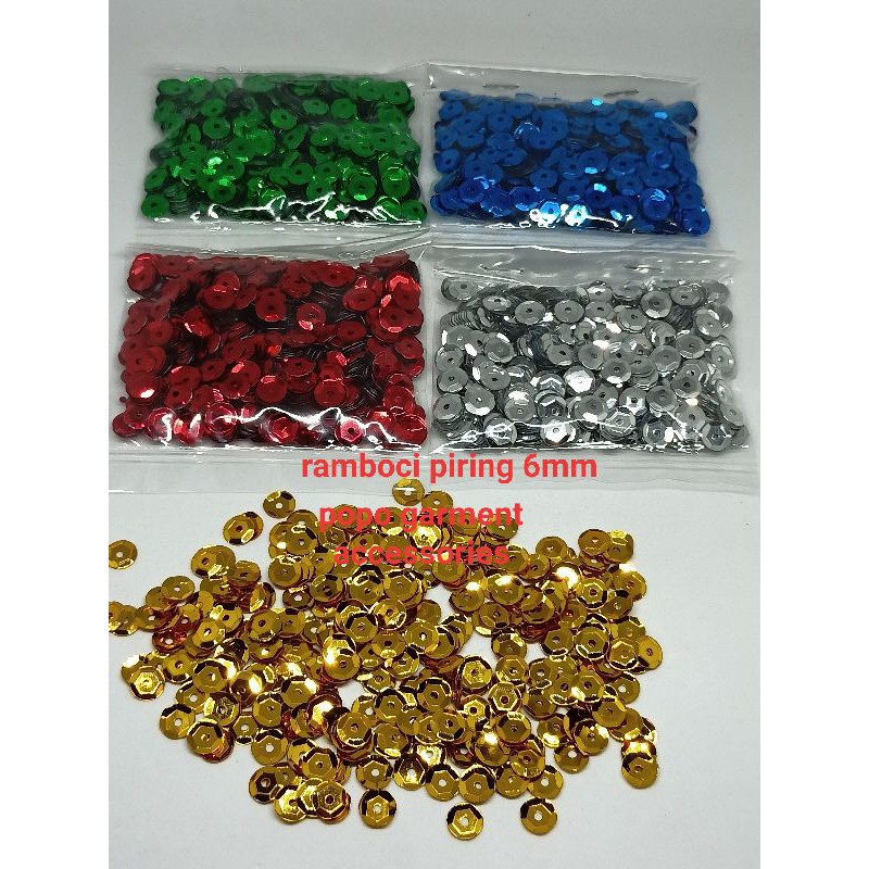 RAMBOCI PIRING POLOS 6MM ( ISI:10GRAM )
