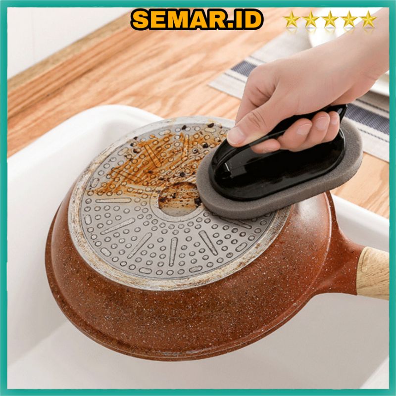 Sikat Nano Magic Sponge Pembersih Kerak Noda Panci