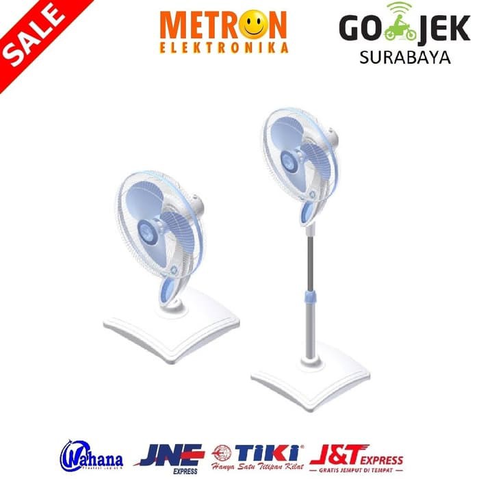 MIYAKO KAS 1637 PL KIPAS ANGIN / STAND FAN / DESK FAN 16 &quot; / KAS1637PL