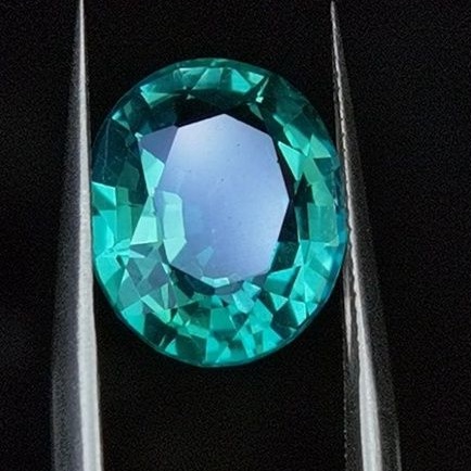 100% Natural Batu Mulia Permata Green Topaz Octagon Kuwalitas Bagus