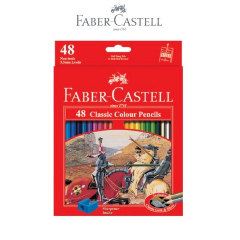 

Faber Castell Pensil Warna 48 Warna