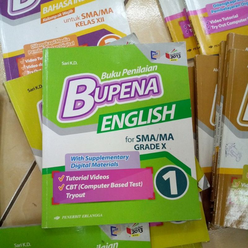 Bupena English untuk SMA kelas 10