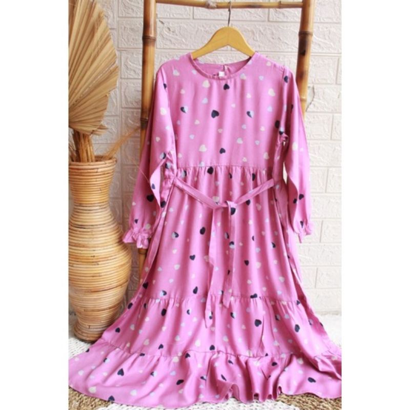 gamis ank tanggung/gamis anak rayon