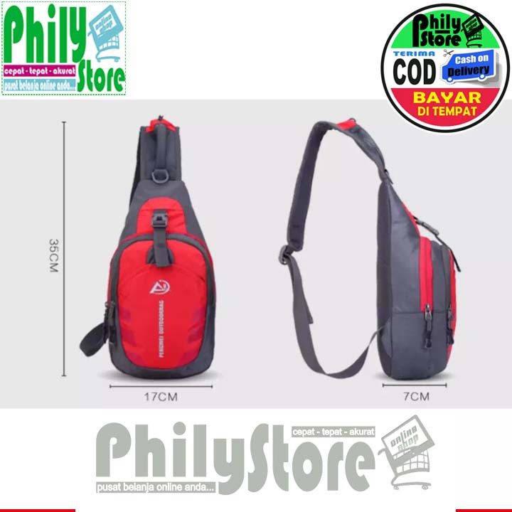 READY STOCK BOBO OUTDOOR Tas Selempang Sport Anti Air Olahraga Murah Import