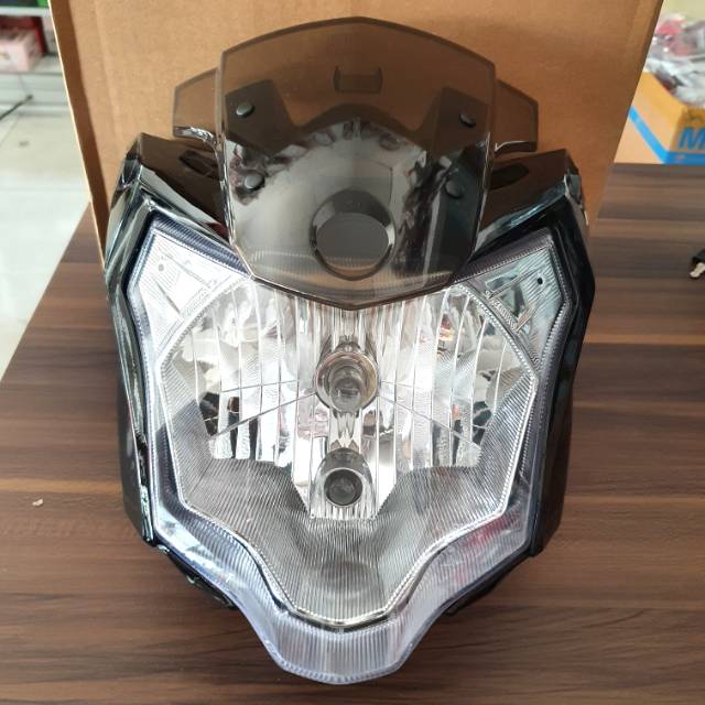 Reflektor lampu depan set komplit vixion new 2015 2016 2017 nvl advance headlamp headlight kepala