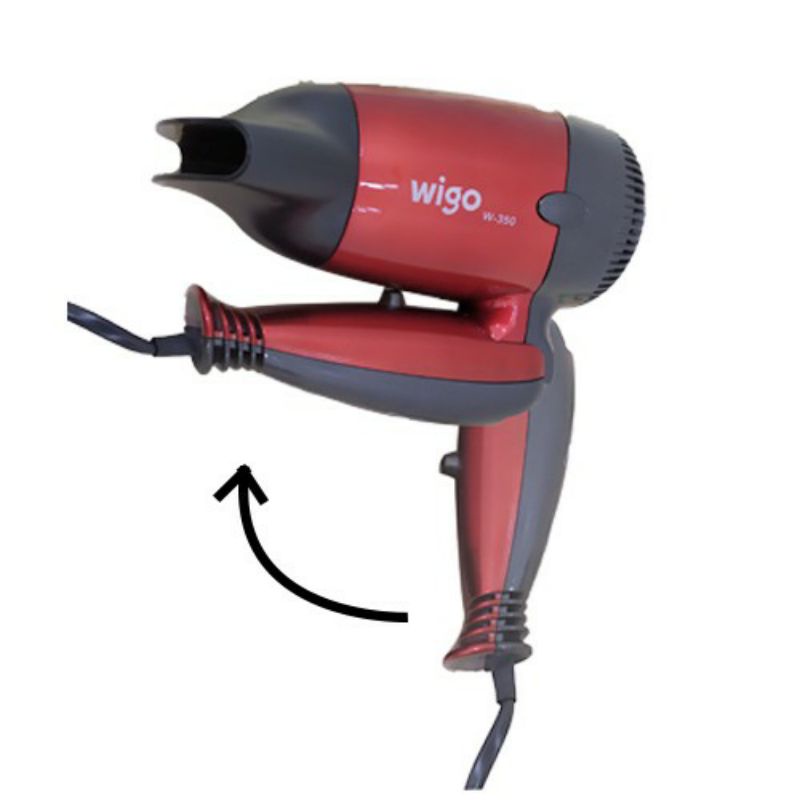 Wigo , W -  350  Hairdryer , Hair Hryer  Pengering Rambut