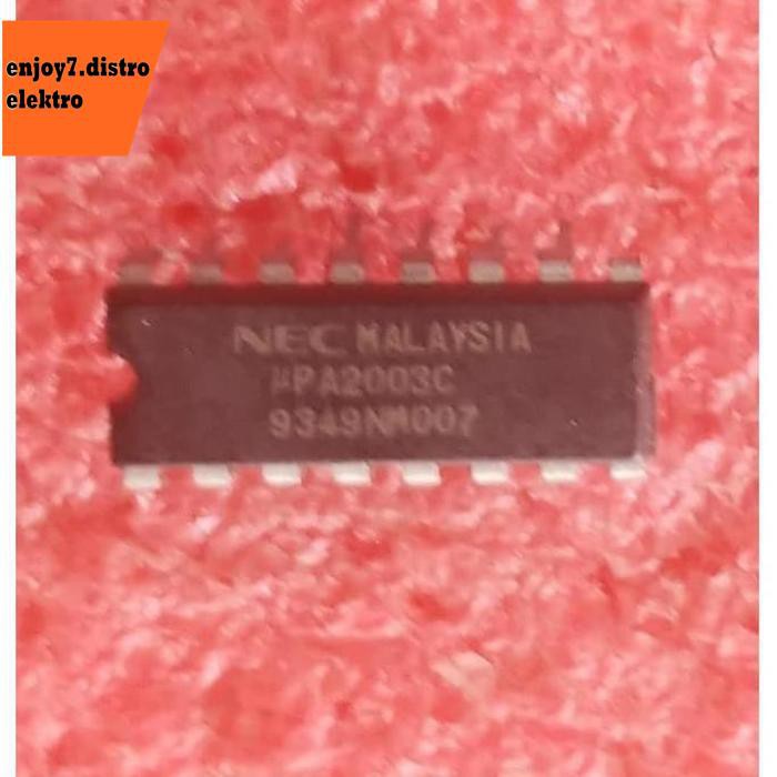 Ic Upa2003C Dip 7 Channel Transistor Darlington Array Driver Bishele88 Segera Beli