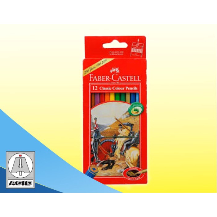 

Diskon Faber-Castell 12 Classic Colour Pencils (Pensil 12 Warna) Bergaransi