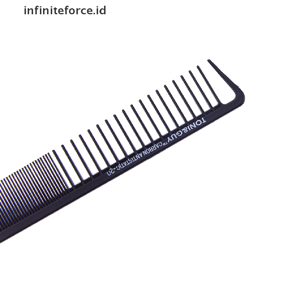 (Infiniteforce.Id) Sisir Rambut Profesional 11 Gaya Bahan Karbon Anti Statis Untuk Salon