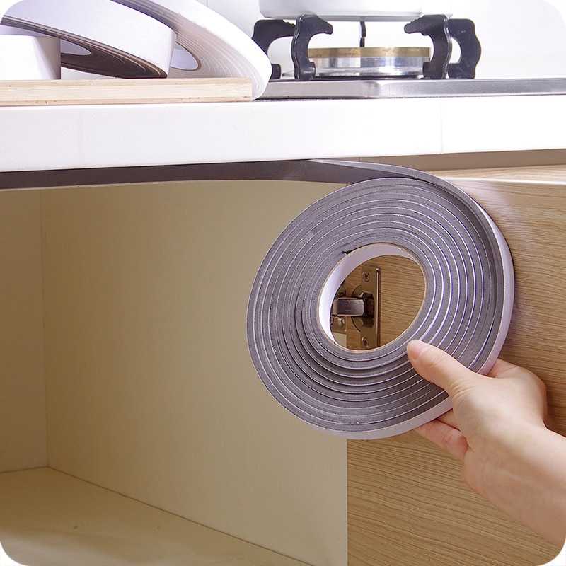 ZHEN Lis Strip Pintu Door Noise Insulation Sealing Tape 3cmx5M B35