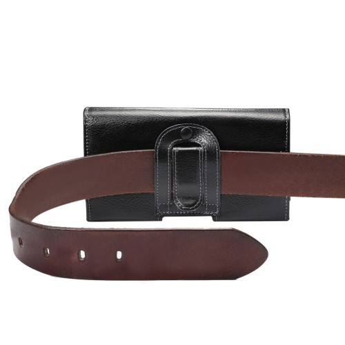 SARUNG HP Dompet Tas Pinggang Kulit Asli 6 - 6,5 Inch Horisontal