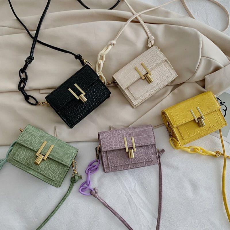 Sling bag wanita / Tas selempang Monica V Croco FB79