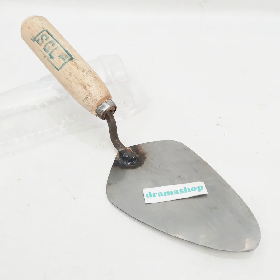 Sendok Semen Gagang Kayu Murah