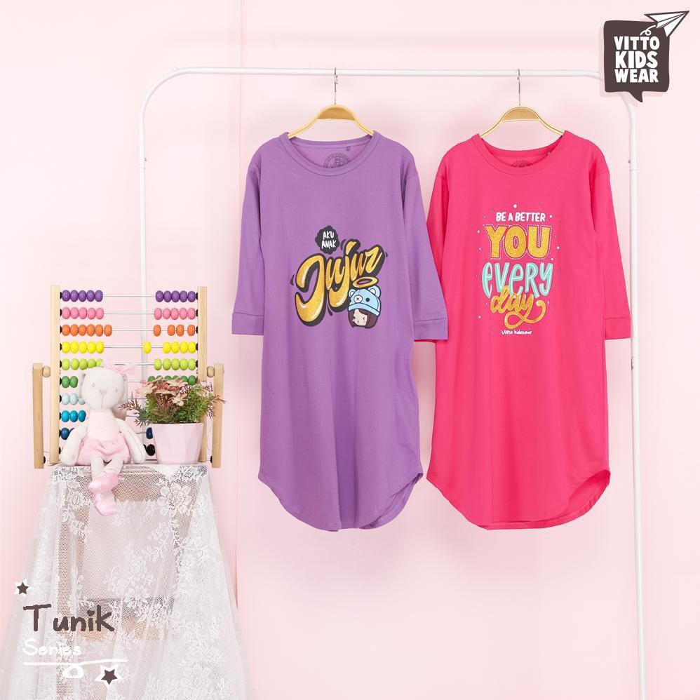 mg TUNIK KAOS ANAK VITTO  BIGCUT 2 10Y Shopee Indonesia