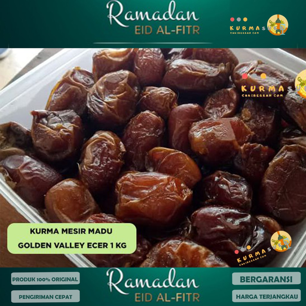 

Kurma Mesir Golden Valley 1 KG Premium