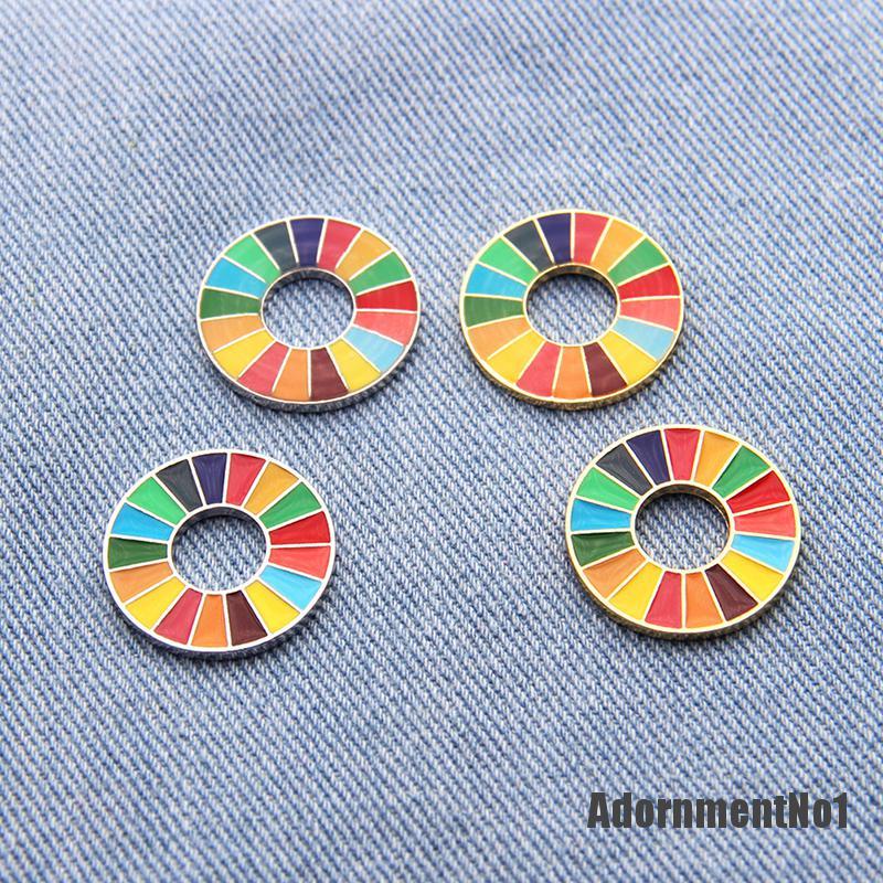 (Adornmentno1) 17 Warna / Set Bros Pin Desain Gawang Amerika