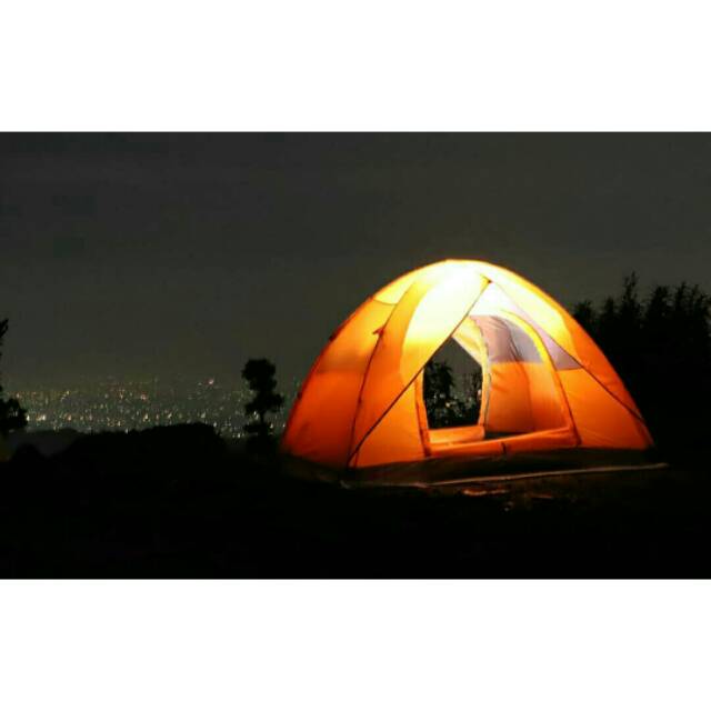 Termurah Tenda Camping - Tenda Gunung - Tenda Hiking - GOA ADVENTURE 4person Frame Fiber Import