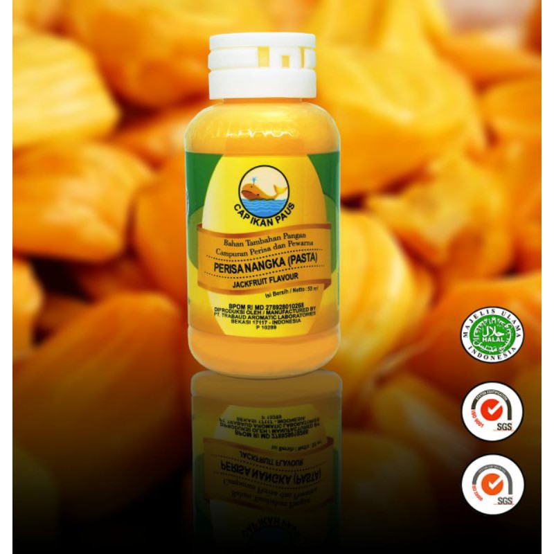 

Perisa Nangka Pasta Jackfruit Flavor Cap Ikan Paus 50 ml (6 pcs)