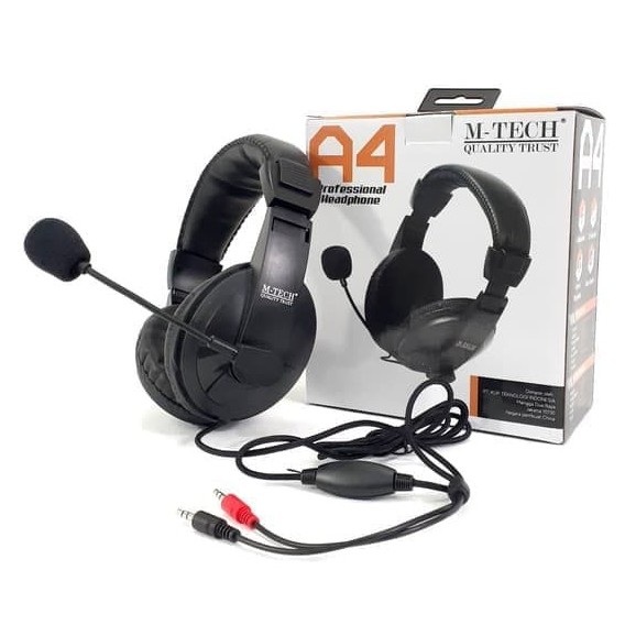 Trend-Headset Gaming M Tech A4 Jack 3.5mm Mtech Headphone