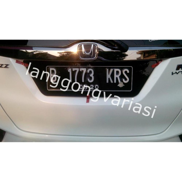 PLAT nomor acrylic variasi mobil all new jazz 2014 2015 2016 2017 2018