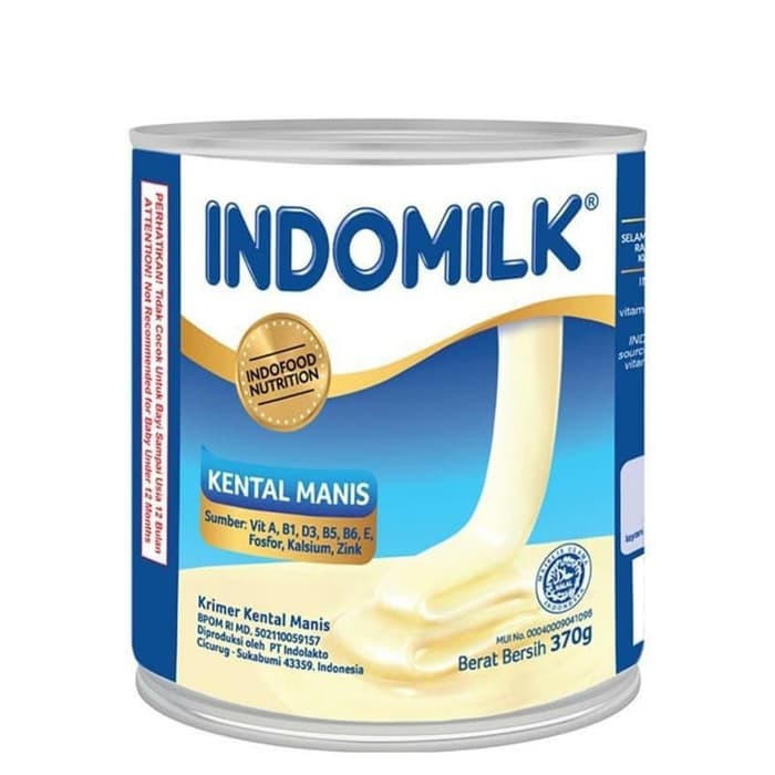 

SUSU KENTAL MANIS INDOMILK PLAIN / COKELAT 370gr